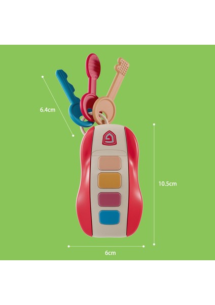Childrenworld Okul Öncesi Oyuncak Pürüzsüz Bebek Araba Anahtarı Oyuncak (Yurt Dışından)