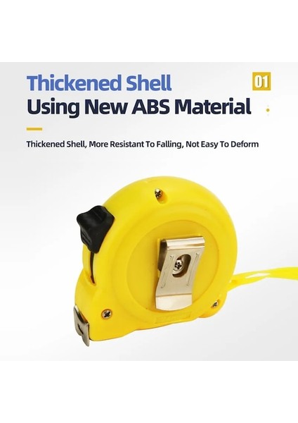 Çelik 5m 25MM Mezura Çelik Metrik Metre Cetvel Çelik Bant Ölçme Cetveli Mesafe Uzunluk Ölçme Aletleri Abs Plastik Kabuk 2 3 5 7.5 10M (Yurt Dışından) fiyatları