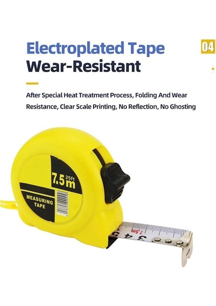 Çelik 5m 25MM Mezura Çelik Metrik Metre Cetvel Çelik Bant Ölçme Cetveli Mesafe Uzunluk Ölçme Aletleri Abs Plastik Kabuk 2 3 5 7.5 10M (Yurt Dışından) indirimleri