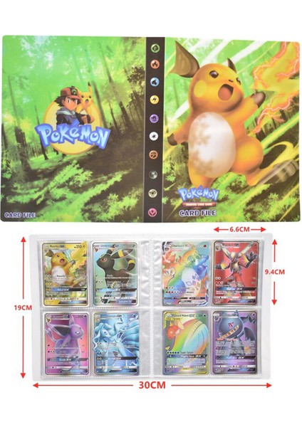 Albüm Pokemon Kartı Yeni 240 Adet Oyun Kartı Charizard Tutucu Bağlayıcı Karikatür Kartları Harita Kitap Koleksiyonu Klasörü Yüklü Liste Çocuklar Hediye (Yurt Dışından)