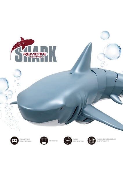 F151 2.4g Biyonik Uzaktan Kumanda Köpekbalığı Modeli Su Geçirmez Oyuncak Çocuklar Yetişkinler Için (Yurt Dışından) fiyatları