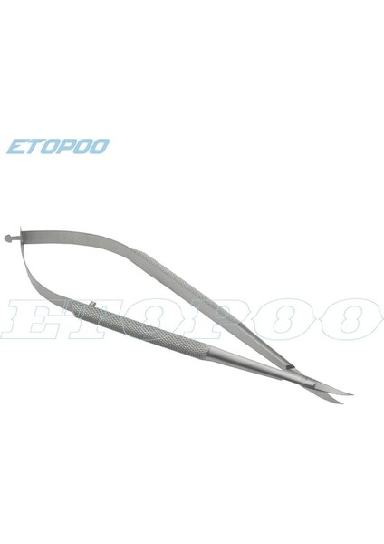 Kavisli Paslanmaz Titanyum Mikroskobik Aletler 12,5 cm Mikro Makas, Konjonktiva Dişli, Forseps Probları, Kancalar, Spatulalar, Spekulum Cımbızları (Yurt Dışından)