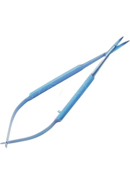 Kavisli Paslanmaz Titanyum Mikroskobik Aletler 12,5 cm Mikro Makas, Konjonktiva Dişli, Forseps Probları, Kancalar, Spatulalar, Spekulum Cımbızları (Yurt Dışından)