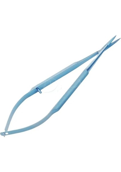 Kavisli Paslanmaz Titanyum Mikroskobik Aletler 12,5 cm Mikro Makas, Konjonktiva Dişli, Forseps Probları, Kancalar, Spatulalar, Spekulum Cımbızları (Yurt Dışından)