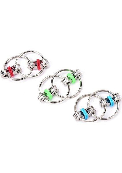 Sıcak Flippy Zincir Halkası Edc Fidget Oyuncak El Spinner Anksiyete Rahatlatmak (Yurt Dışından)