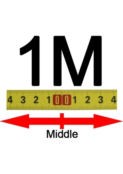 1m Iki Yönlü T Parça Mezura Kendinden Yapışkanlı Ölçüm Bandı Paslanmaya Dayanıklı Dayanıklı ve Aşınmaya Dayanıklı Cetvel 0 5m Ölçme Aletleri (Yurt Dışından)
