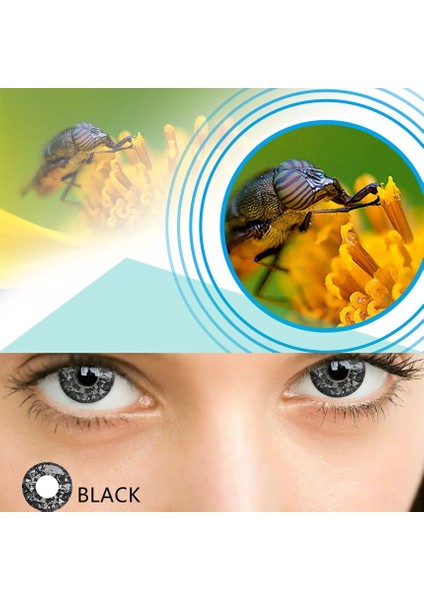 To Fashion Renkli Kontakt Lens, Elmas Tatlı Desenli Kozmetik Kontakt Lensler (Yurt Dışından) fırsatları