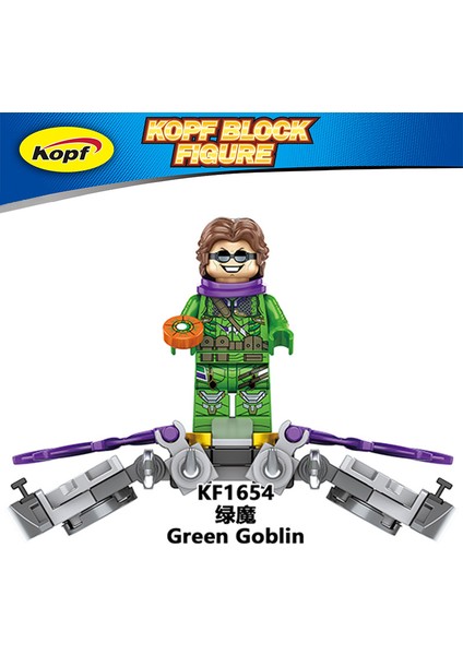 Tek Satış Marvel Yeşil Goblin Figürleri Yapı Taşları Yeşil Goblin Tuğlaları Birleştirin Çocuklar Için Hediye Koleksiyonu Oyuncaklar KF1654 (Yurt Dışından) fiyatları