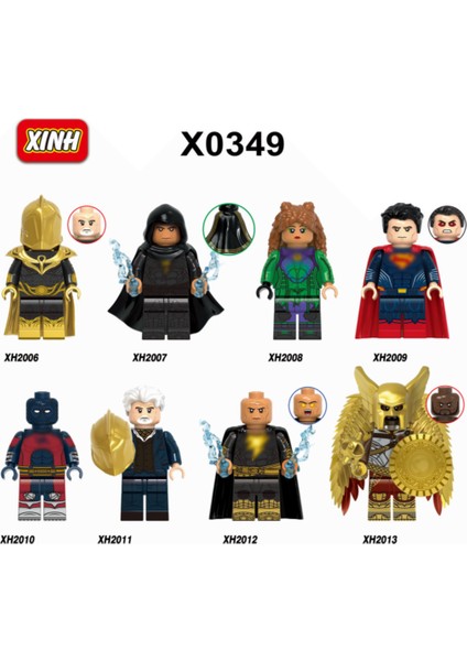 Tek Satış Marvel Yapı Taşları Rakamlar Siyah Adam Superman Doktor Kader Cyclone Minifigure Yapı Tuğlaları Çocuk Oyuncakları X0349 (Yurt Dışından)