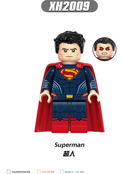 Tek Satış Marvel Yapı Taşları Rakamlar Siyah Adam Superman Doktor Kader Cyclone Minifigure Yapı Tuğlaları Çocuk Oyuncakları X0349 (Yurt Dışından)
