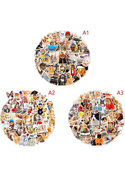 50 Adet Kedi Çıkartmalar Karikatür Çıkartmaları Dıy Dizüstü Bagaj Buzdolabı Araba Etiket Oyuncaklar Mj (Yurt Dışından) fiyatları