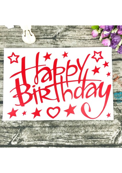 10 Adet Balon Etiket Yırtılmaya Dayanıklı Dıy Vinil Mutlu Doğum Günü Bobo Balon Etiket Parti Için (Yurt Dışından) fiyatları