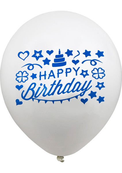 10 Adet Balon Etiket Yırtılmaya Dayanıklı Dıy Vinil Mutlu Doğum Günü Bobo Balon Etiket Parti Için (Yurt Dışından) modelleri
