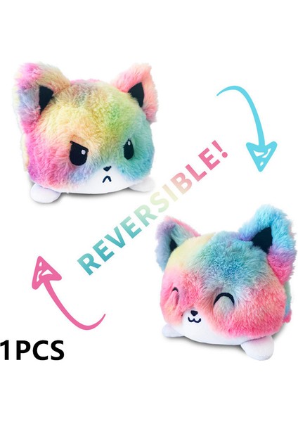 19 Stilleri Geri Dönüşümlü Kedi Çocuk Peluş Peluş Hayvanlar Peluş Oyuncak Bebekler Panda Kaplumbağa Çift Taraflı Çevirme Bebek Sevimli Oyuncaklar (Yurt Dışından) modelleri