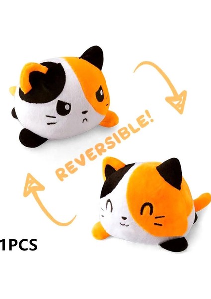 19 Stilleri Geri Dönüşümlü Kedi Çocuk Peluş Peluş Hayvanlar Peluş Oyuncak Bebekler Panda Kaplumbağa Çift Taraflı Çevirme Bebek Sevimli Oyuncaklar (Yurt Dışından) indirimleri