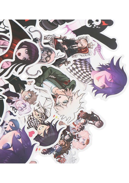 50 Adet Anime Danganronpa Pvc Etiket Bagaj Dizüstü Kaykay Su Geçirmez (Yurt Dışından) fırsatları