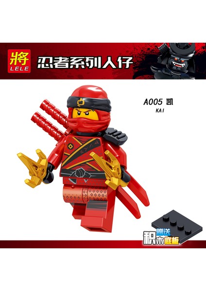 Tek Satış Ninjago Figürleri Yapı Taşları Spinjitzu Ustaları Kai Nya Jay Cole Zane Lloyd Minifigures Tuğlalar Çocuk Boys Koleksiyonu Hediye Oyuncaklar A001-008 (Yurt Dışından)