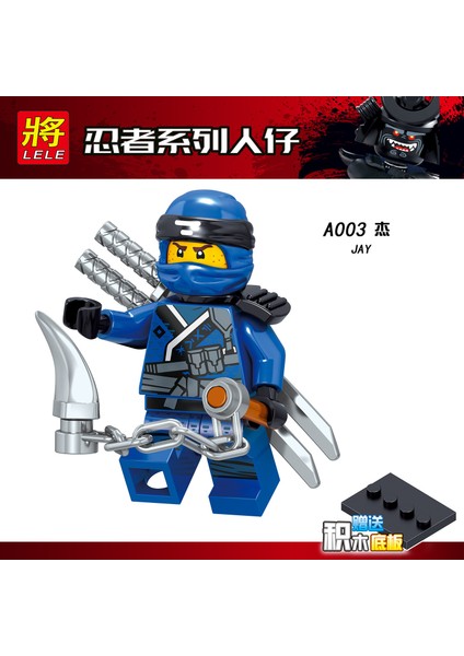 Tek Satış Ninjago Figürleri Yapı Taşları Spinjitzu Ustaları Kai Nya Jay Cole Zane Lloyd Minifigures Tuğlalar Çocuk Boys Koleksiyonu Hediye Oyuncaklar A001-008 (Yurt Dışından)