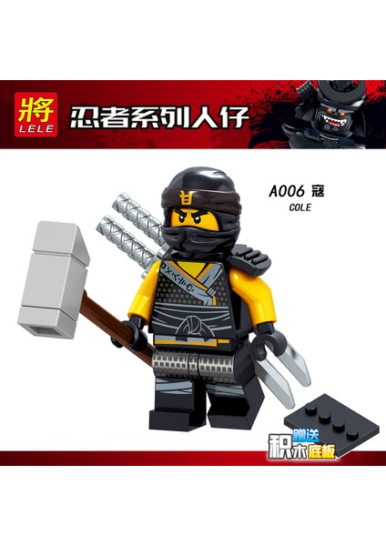 Tek Satış Ninjago Figürleri Yapı Taşları Spinjitzu Ustaları Kai Nya Jay Cole Zane Lloyd Minifigures Tuğlalar Çocuk Boys Koleksiyonu Hediye Oyuncaklar A001-008 (Yurt Dışından)