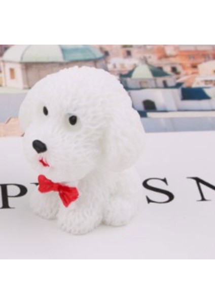 Köpek Minyatür Heykelcik Hayvan Zanaat Hediye Dollhouse Oyuncak Mikro Manzara Peri (Yurt Dışından)