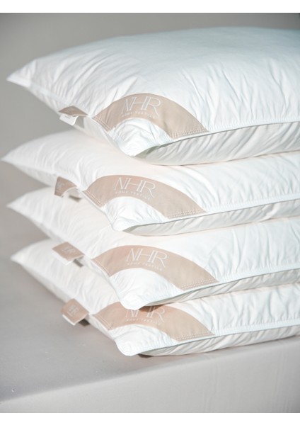 4 Adet / %100 Kaz Tüyü Dolgulu, %15 Gıdık , Antibakteriyel, Uyku Yastığı / 50 x 70 1250GR