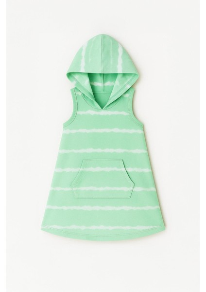 Kız Çocuk Yeşil Batikli Havlu Elbise (3-4 Yaş 8-9 Yaş) modelleri