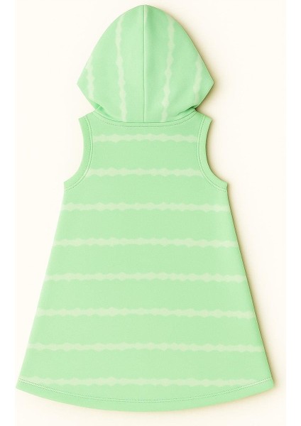 Kız Çocuk Yeşil Batikli Havlu Elbise (3-4 Yaş 8-9 Yaş) fırsatları