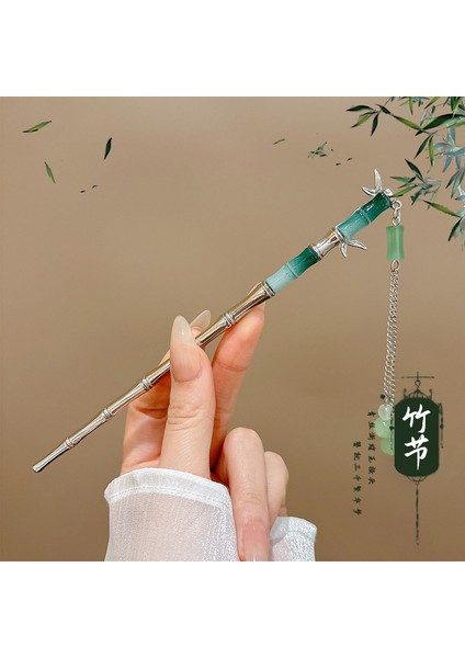 Yeni Çin Antik Tarzı Çiçek Saç Tokası Modern Gelişmiş Saç Tokası Duygusu Kadın Baş Plakası Saç Saç Tokası Hanfu Adım Ahşap Saç Tokası Şapkalar (Yurt Dışından)