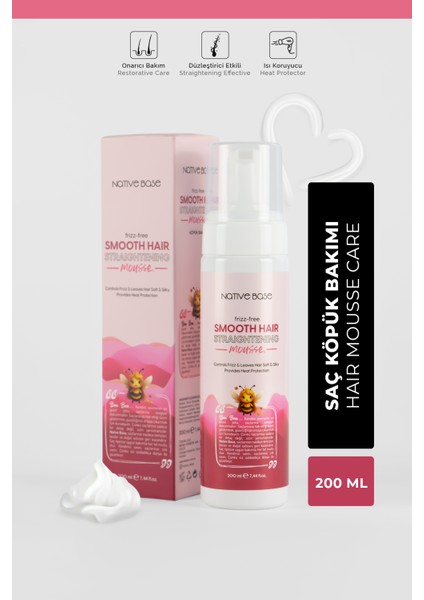 Keratin Saç Köpük Bakımı 200 ml
