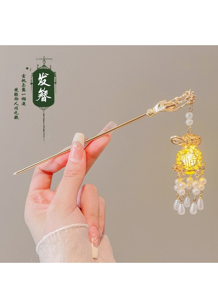 Yeni Çin Antik Tarzı Çiçek Saç Tokası Modern Gelişmiş Saç Tokası Duygusu Kadın Baş Plakası Saç Saç Tokası Hanfu Adım Ahşap Saç Tokası Şapkalar (Yurt Dışından)