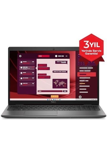 15.6" Latıtude 3550 N006L355015U Core I5 1335U-32GB RAM-512GB Nvme--Fdos