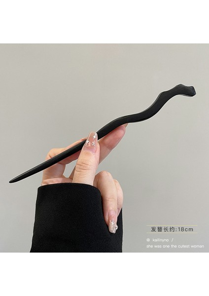 Yeni Çin Antik Tarzı Çiçek Saç Tokası Modern Gelişmiş Saç Tokası Duygusu Kadın Baş Plakası Saç Saç Tokası Hanfu Adım Ahşap Saç Tokası Şapkalar (Yurt Dışından)