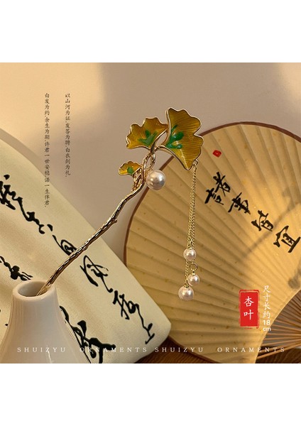 Yeni Çin Antik Tarzı Çiçek Saç Tokası Modern Gelişmiş Saç Tokası Duygusu Kadın Baş Plakası Saç Saç Tokası Hanfu Adım Ahşap Saç Tokası Şapkalar (Yurt Dışından)