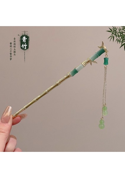 Yeni Çin Antik Tarzı Çiçek Saç Tokası Modern Gelişmiş Saç Tokası Duygusu Kadın Baş Plakası Saç Saç Tokası Hanfu Adım Ahşap Saç Tokası Şapkalar (Yurt Dışından)