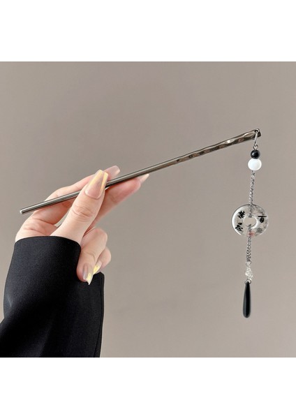 Yeni Çin Antik Tarzı Çiçek Saç Tokası Modern Gelişmiş Saç Tokası Duygusu Kadın Baş Plakası Saç Saç Tokası Hanfu Adım Ahşap Saç Tokası Şapkalar (Yurt Dışından)