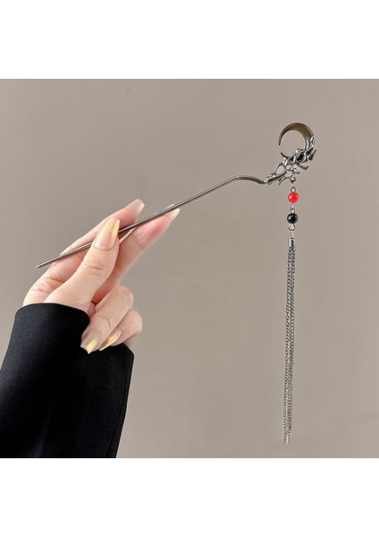 Yeni Çin Antik Tarzı Çiçek Saç Tokası Modern Gelişmiş Saç Tokası Duygusu Kadın Baş Plakası Saç Saç Tokası Hanfu Adım Ahşap Saç Tokası Şapkalar (Yurt Dışından)