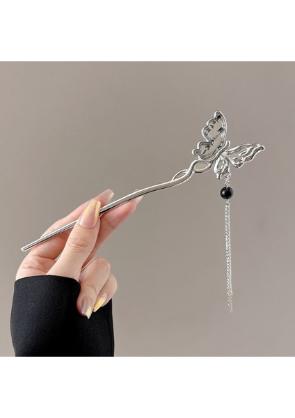 Yeni Çin Antik Tarzı Çiçek Saç Tokası Modern Gelişmiş Saç Tokası Duygusu Kadın Baş Plakası Saç Saç Tokası Hanfu Adım Ahşap Saç Tokası Şapkalar (Yurt Dışından)
