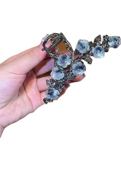 Rhinestone Saçak Plakası Köpekbalığı Klipsi Saç Aksesuarları (Yurt Dışından)