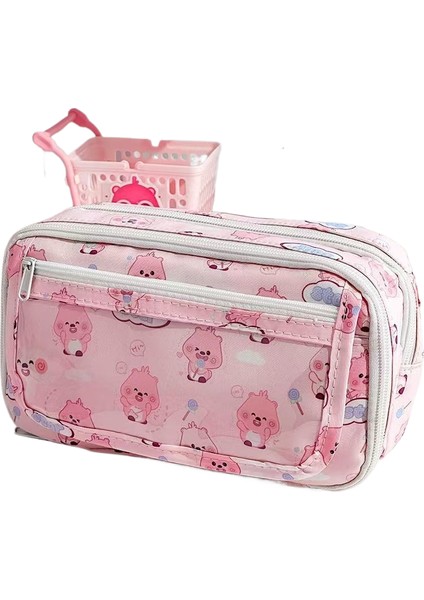 Karikatür Büyük Kapasiteli Kalem Kutusu (Yurt Dışından)