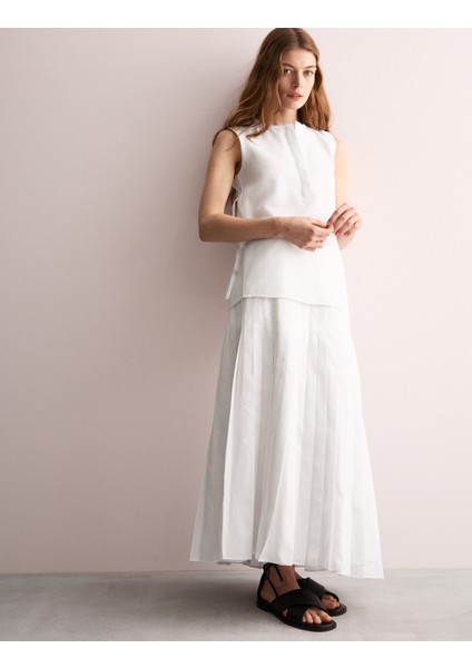 Saf Pamuklu Yandan Bağlamalı Bluz fiyatları