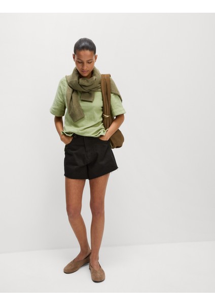 %100 Pamuklu Regular Fit Kısa Kollu Bluz modelleri