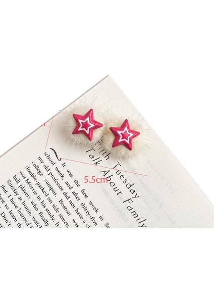 Dopamin Şeker Rengi Yıldız Saç Klipsi (Yurt Dışından)