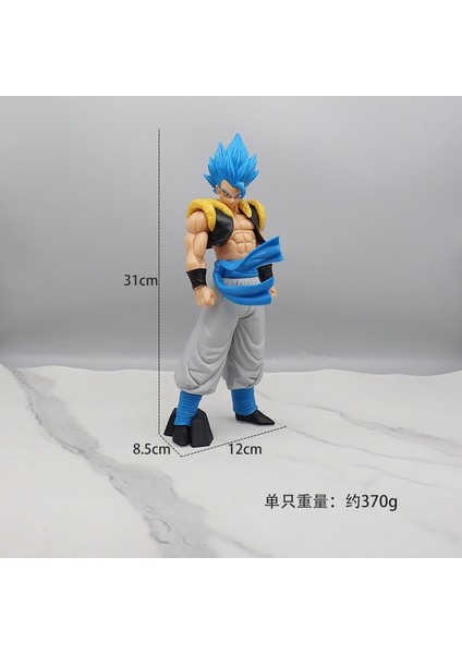 Animasyon Büyük Dragon Ball Sun Wukong Şekilli Kalıp Süsleme Gogeta Vegetto Saiyan (Yurt Dışından)