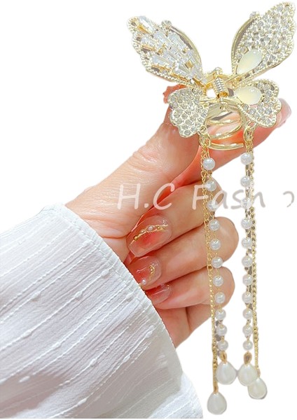 Bükülmüş Klips Başın Arkası Plaka Saç Tek Klips (Yurt Dışından)