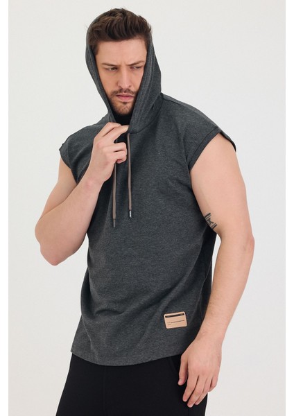 Kapüşonlu Sıfır Kol Oversize Salaş Unisex T-Shirt fiyatları