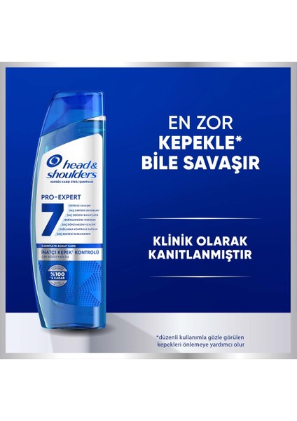 Head & Shoulders Pro-Expert 7 Çay Ağacı ile Inatçı Kepek Kontrolü Şampuan 300 ml 6 Adet