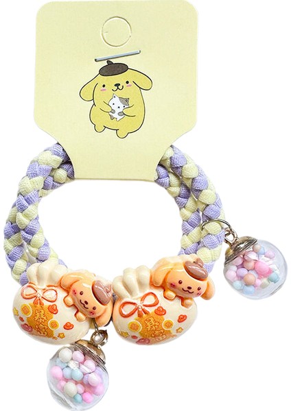 Hengshan Sanrio Sevimli Çizgi Film Çocuk Tarçın Köpek Kulomi Saç Halkası Saç Kemeri Kelime Kafa Ip Bağlı At Kuyruğu Taç Kadın Zarar Vermez (Yurt Dışından)
