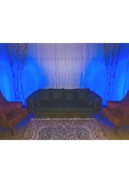 Rgb LED Lambader 150 cm Bluetooth Kontrollü Çiftli Set