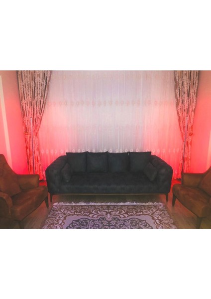 Rgb LED Lambader 150 cm Bluetooth Kontrollü Çiftli Set