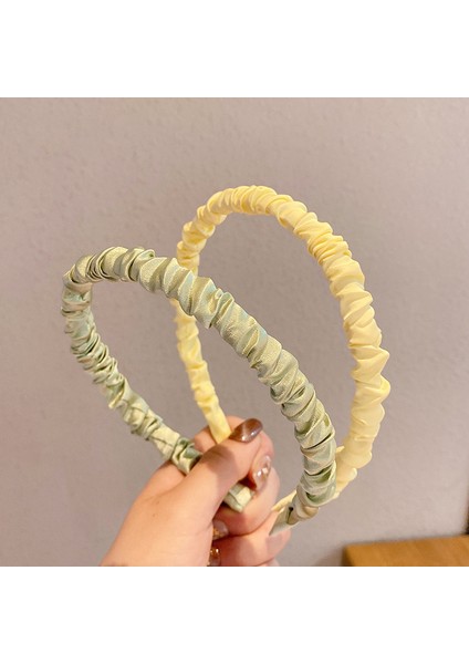 Hengshan Çok Yönlü, Pilili Saten Kafa Bandı, Tatlı Mizaç, Saç Tokası Saç Tokası, Saç Aksesuarı, Kadın Başlığı (Yurt Dışından) fırsatları